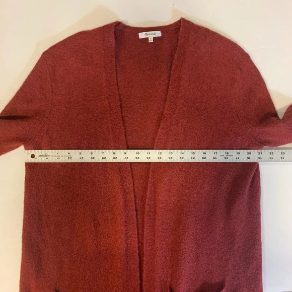 Madewell‎ Women's Kent Merino Alpaca Blend Cardigan Sweater in Coziest Yarn SZ S - Picture 9 of 11